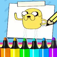 adventure_time_how_to_draw_jake เกม