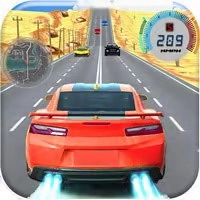 car_racing_in_fast_highway_traffic ເກມ