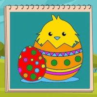 coloring_book_easter ហ្គេម