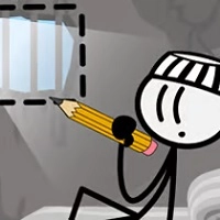 Dop Stickman Ausbruch Aus Dem Gefängnis