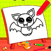 easy_kids_coloring_bat ألعاب