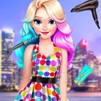 elizas_neon_hairstyle ເກມ