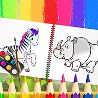 funny_animals_coloring_book เกม