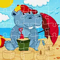Puzzle D'hippopotame capture d'écran du jeu