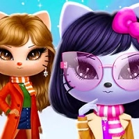 kitty_squad_winter_dress_up permainan