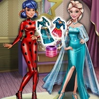 ladybug_and_elsa_dress_up રમતો