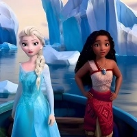 land_vs_sea_moana_vs_elsa ألعاب