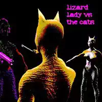 Lizard Lady Vs The Cats