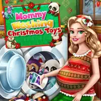 mommy_washing_christmas_toys Games