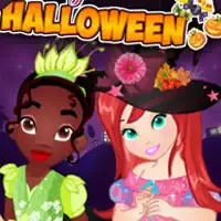 princesses_halloween_party เกม