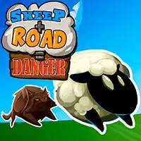sheep_road_danger ເກມ