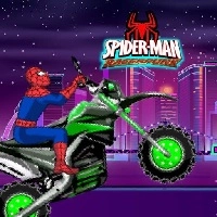 Spiderman Moto Trkač