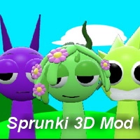 Sprunki 3D Mod екранна снимка на играта