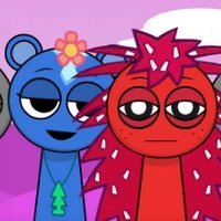 sprunki_x_happy_tree_friends เกม