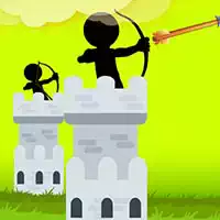 stickman_archer_castle гульні