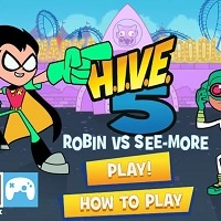 Teen Titans Go! Jogos: Robin contra See-more