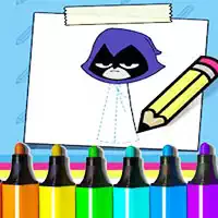 teen_titans_go_how_to_draw_raven 游戏