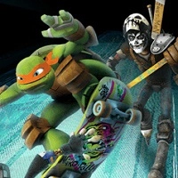 Teenage Mutant Ninja Turtles: Extreme Skateboarding schermafbeelding van het spel