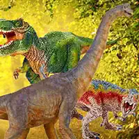 Skládačka World Of Dinosaurs snímek obrazovky hry