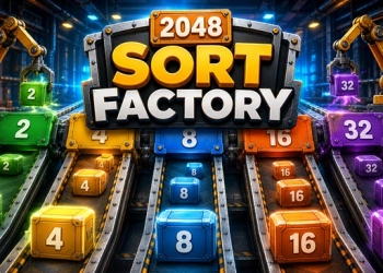 2048 Sort Factory στιγμιότυπο οθόνης παιχνιδιού