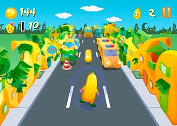 バナナランニング ゲームのスクリーンショット