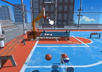 Jeta në Basketboll 3D pamje nga ekrani i lojës