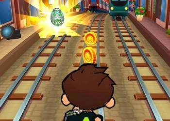 Ben 10: Surfowanie w Metro zrzut ekranu gry