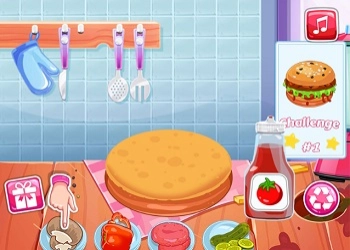 El Gran Desafío De La Hamburguesa captura de pantalla del juego