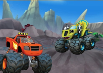 Blaze And The Monster Machines: Speed Into Dino Valley snímek obrazovky hry