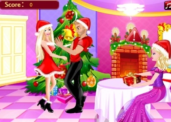 Christmas Couple Kissing game screenshot