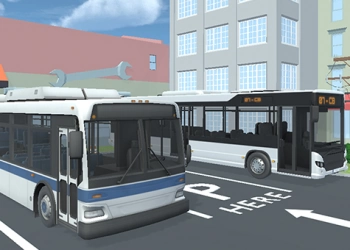 City Bus Parking Simulator Challenge 3D խաղի սքրինշոթ