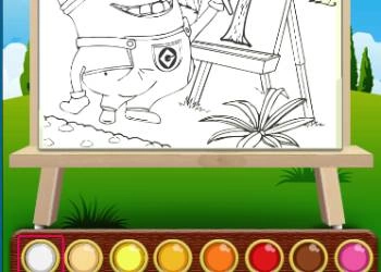 Colorear En Minions 2 captura de pantalla del juego