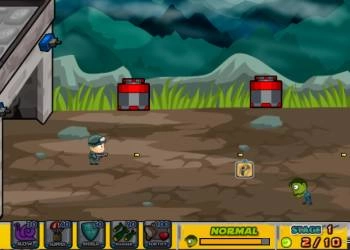 Защитавайте Базата Си От Зомбита екранна снимка на играта