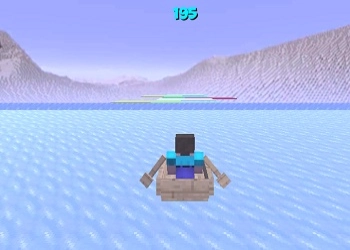 Meluncur di Atas Perahu dari Minecraft tangkapan layar permainan