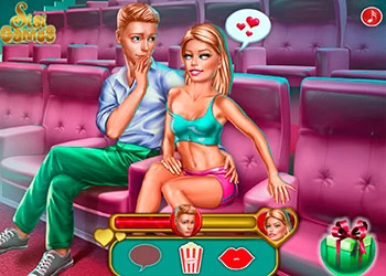 Ellie Cinema Flirting captură de ecran a jocului