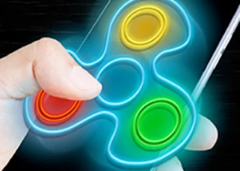 Fidget Spinner Neon Glow schermafbeelding van het spel