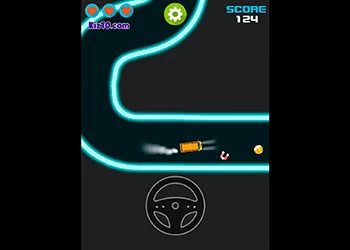 Finger Driver Neon ภาพหน้าจอของเกม