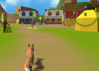 Fox Family Simulator skærmbillede af spillet