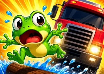 Frogie - Cross The Road game screenshot