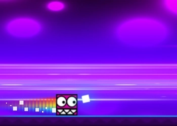 Geometry Neon Dash Rainbow game screenshot