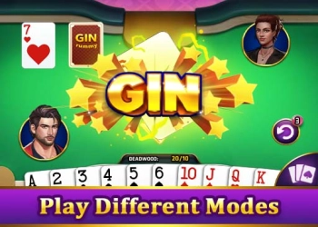 Gin Rummy schermafbeelding van het spel
