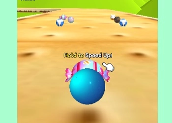 Ballsprung Rennen Spiel-Screenshot