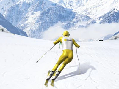 Лыжный Слалом скриншот игры