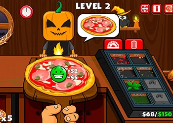 Pizzería De Halloween captura de pantalla del juego
