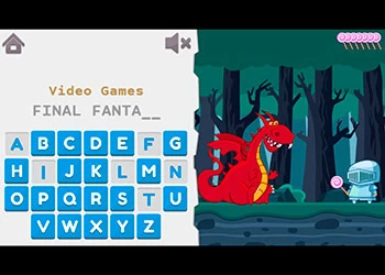 Galgje Avontuur schermafbeelding van het spel