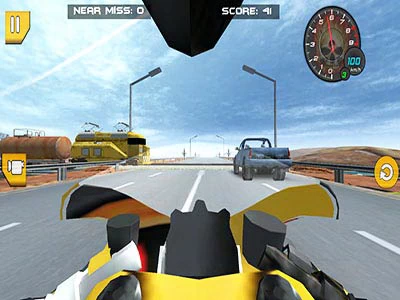 Highway Rider Motorcycle Racer 3D oyun ekran görüntüsü