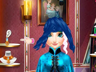 Cortes De Pelo Reales De La Princesa De Hielo captura de pantalla del juego