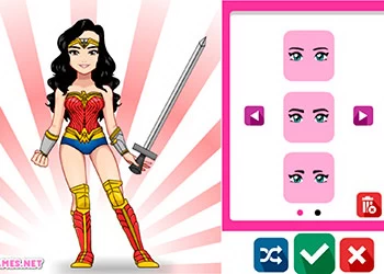 Kawaii Superhero Avatar Maker խաղի սքրինշոթ