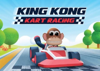 King Kong Kart-Rennen Spiel-Screenshot