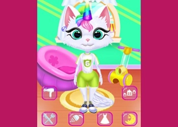 Kitty Einhorn Tägliche Pflege Spiel-Screenshot